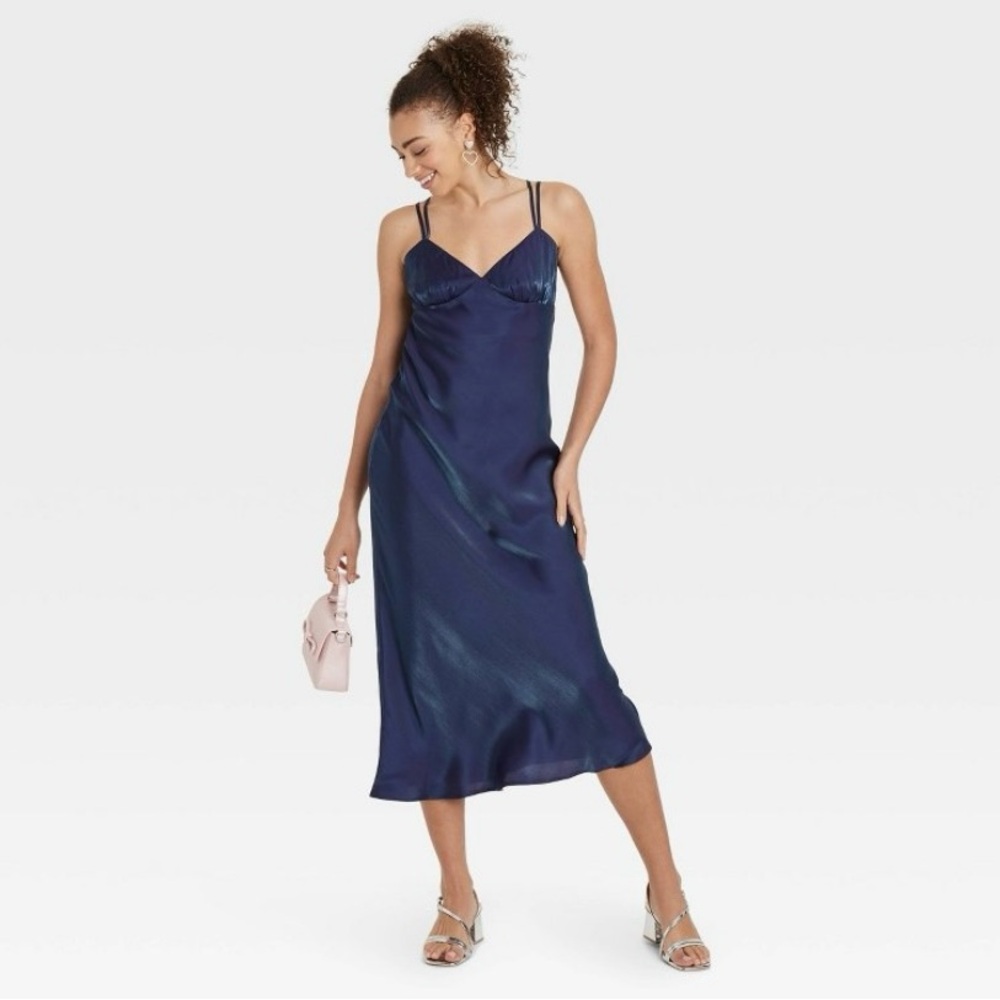 Iridescent Slip Dress